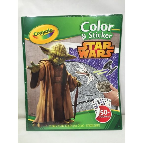 Star Wars Yoda Gift Set Hallmark Fluffball Crayola - Picture 3 of 7